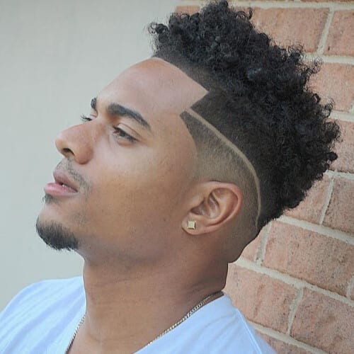 Shaved Black Hairstyles for Men