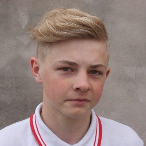 Shaved Sides Hairstyles for Teenage Guys