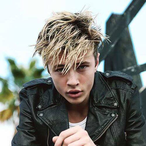 Textured Punk Hairstyles for Guys
