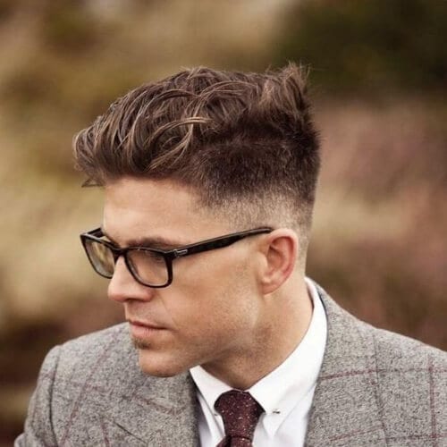 Stylish Pompadour business hairstyles