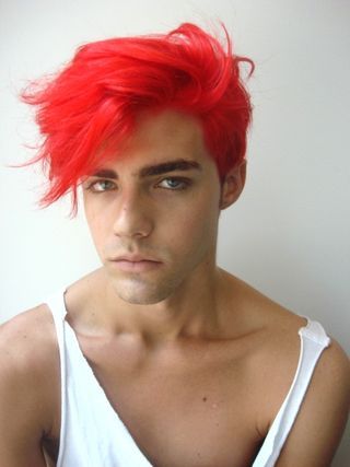red punk-hairstyles-for-guys